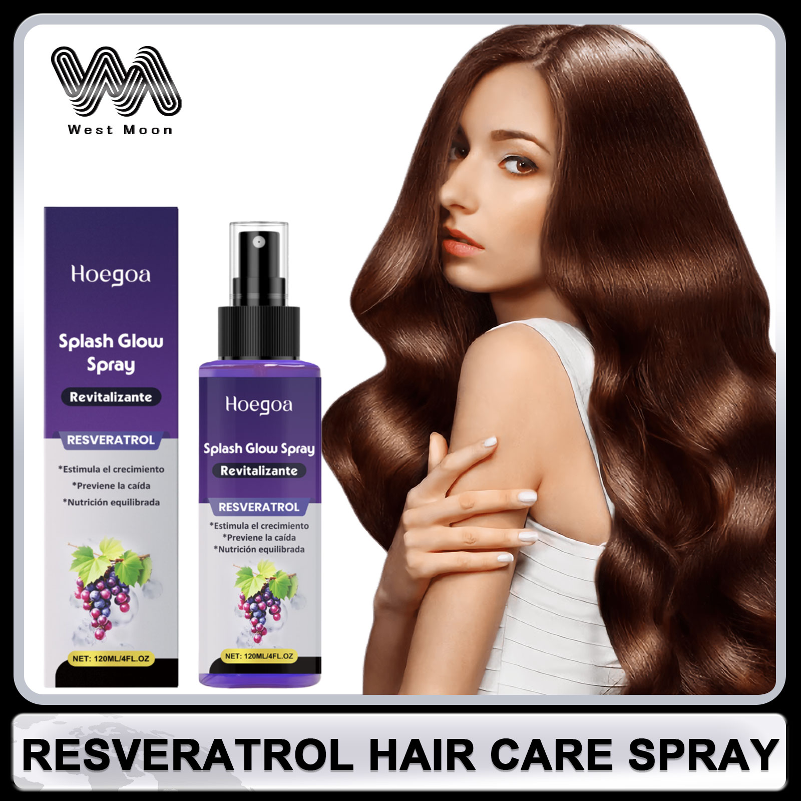 Hair Care Curly Hair - Resveratrol Hair Care Spray Anti Baldness
