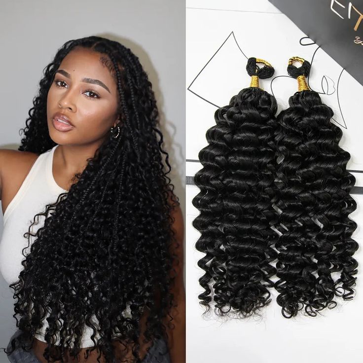 Hair Care Curly Hair - Włosy doczepiane na szydełko z ludzkich
