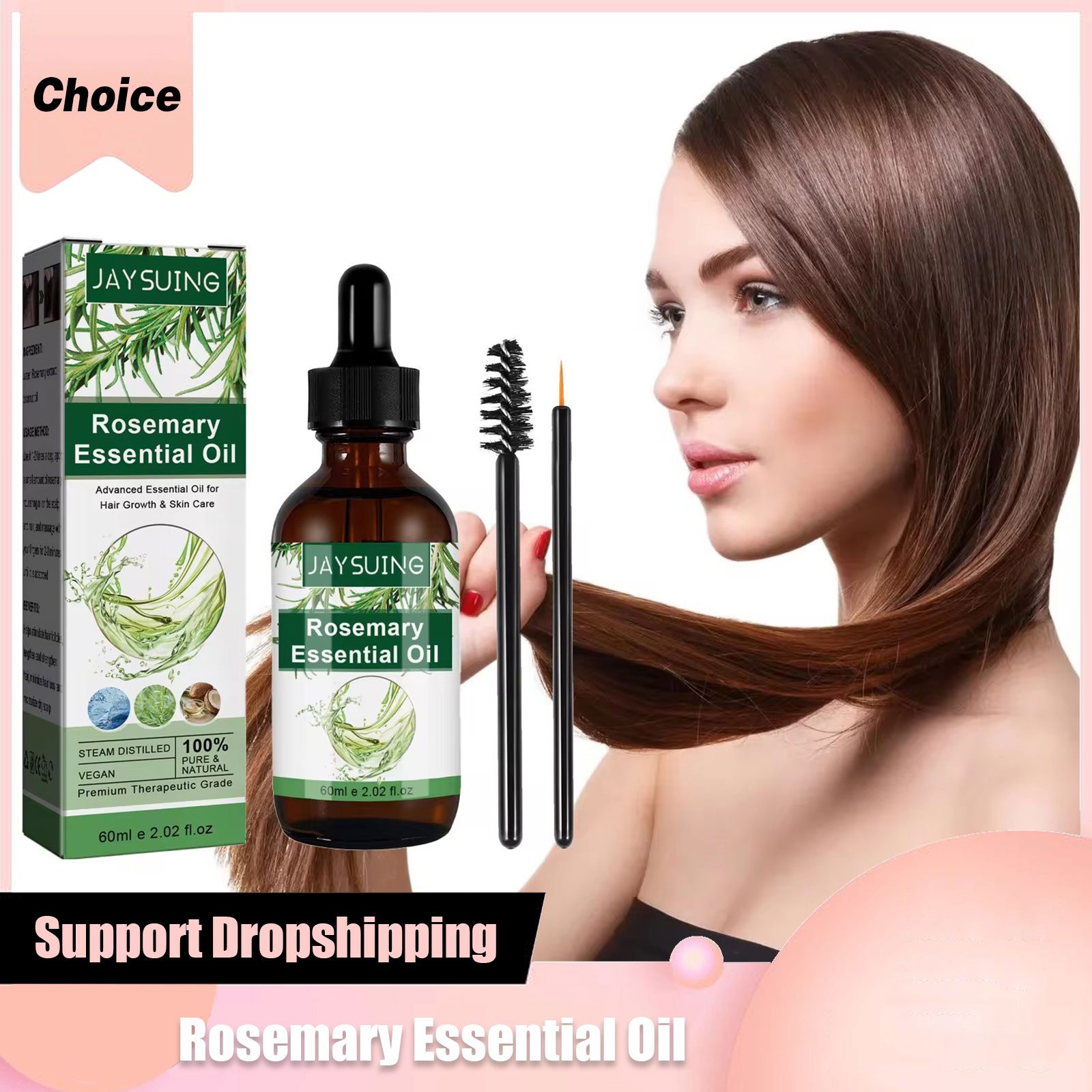 Rosemary Hair Oil - Olejek eteryczny rozmarynowy na porost włosów