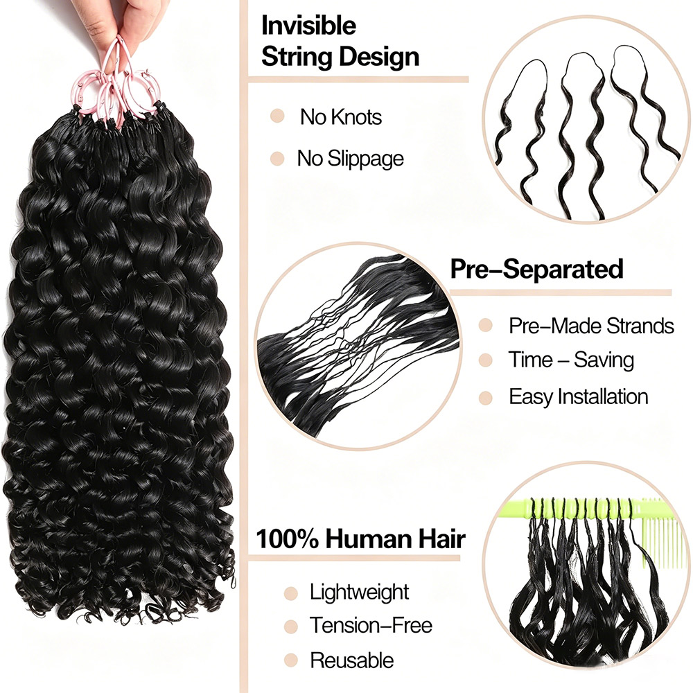 Włosy do szydełkowania z ludzk – Hair Care Curly Hair recenzja i cena