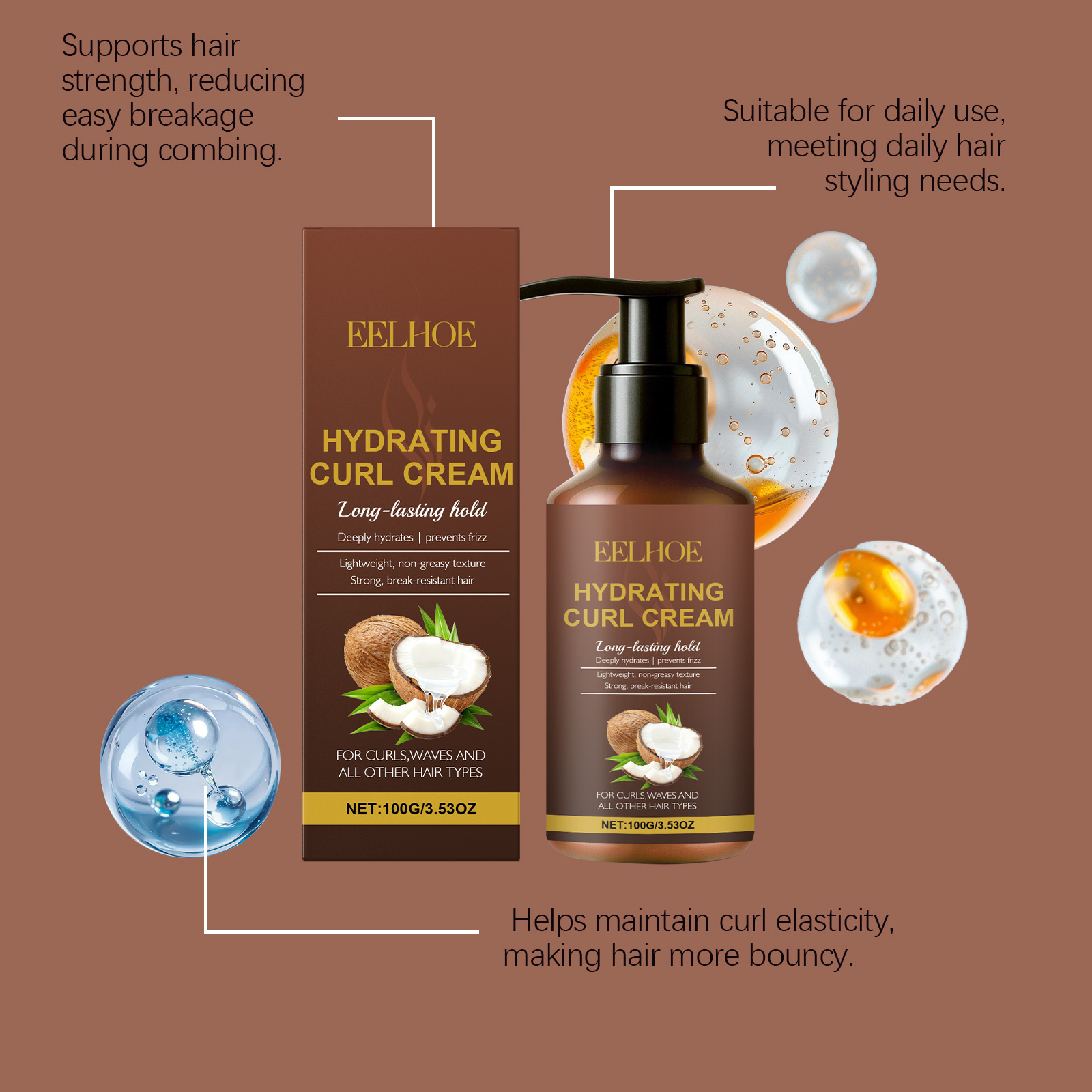 Krem do stylizacji kręconych w – Hair Care Curly Hair recenzja i cena