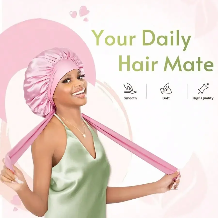 Satynowy czepek dla kobiet 202 – Hair Care Curly Hair recenzja i cena
