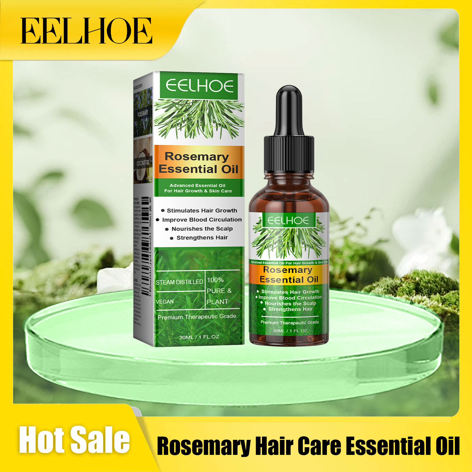 Eelhoe Olejek Eteryczny do Pie – Rosemary Hair Oil recenzja i cena
