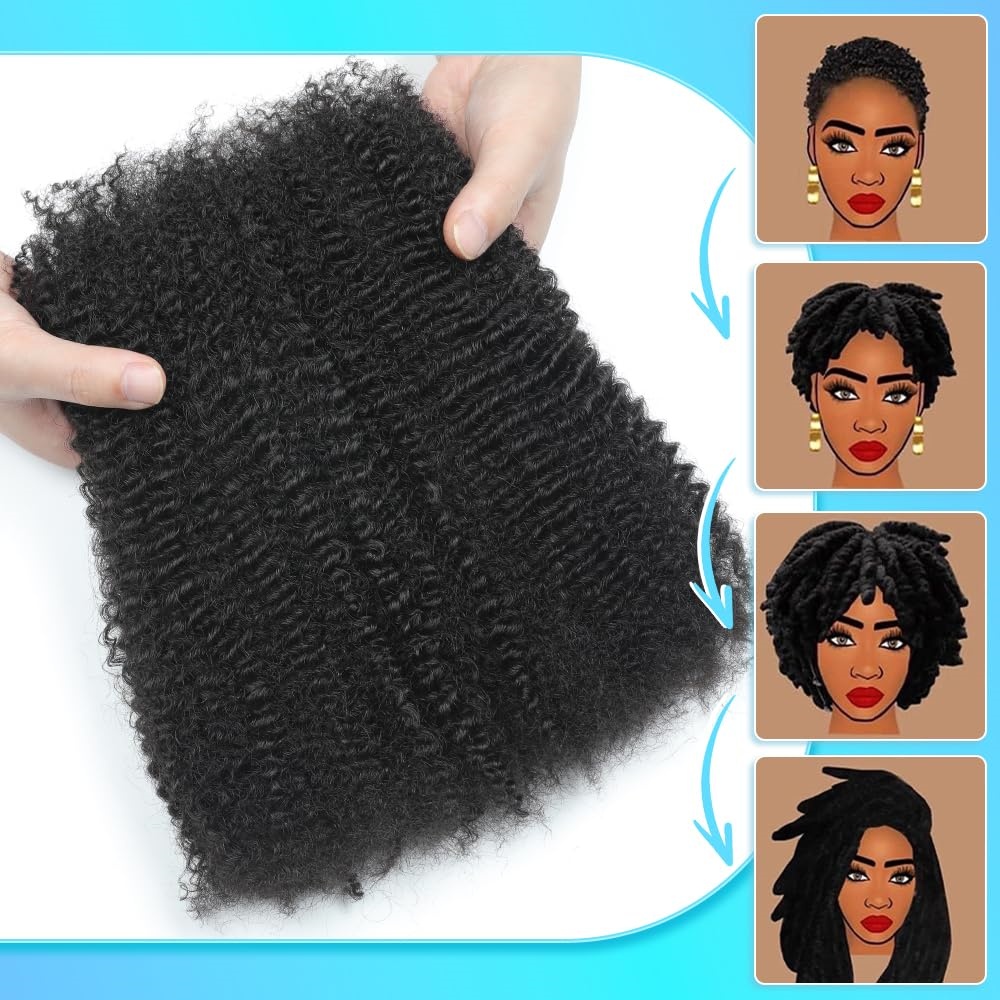 1/3/5 szt. Afro Kinky Curly Bu – Hair Care Curly Hair recenzja i cena