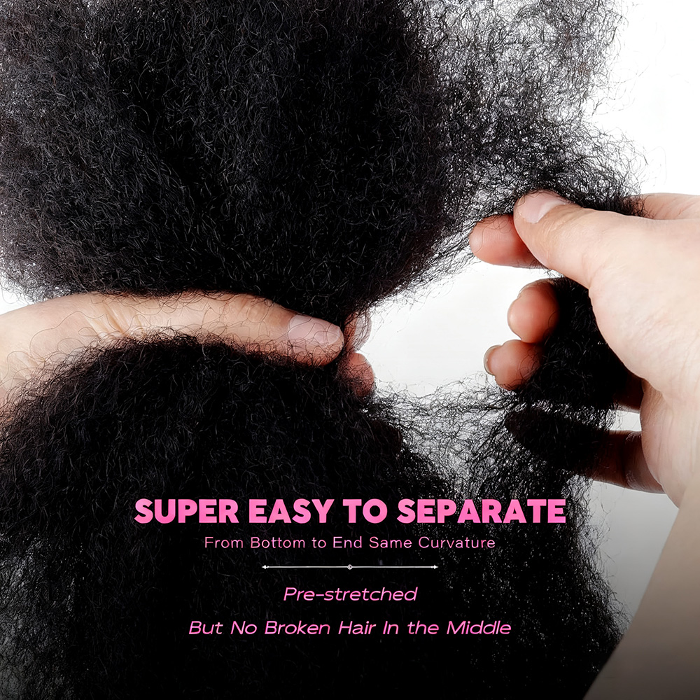 Włosy Afro Kinky Curly Bulk do – Hair Care Curly Hair recenzja i cena
